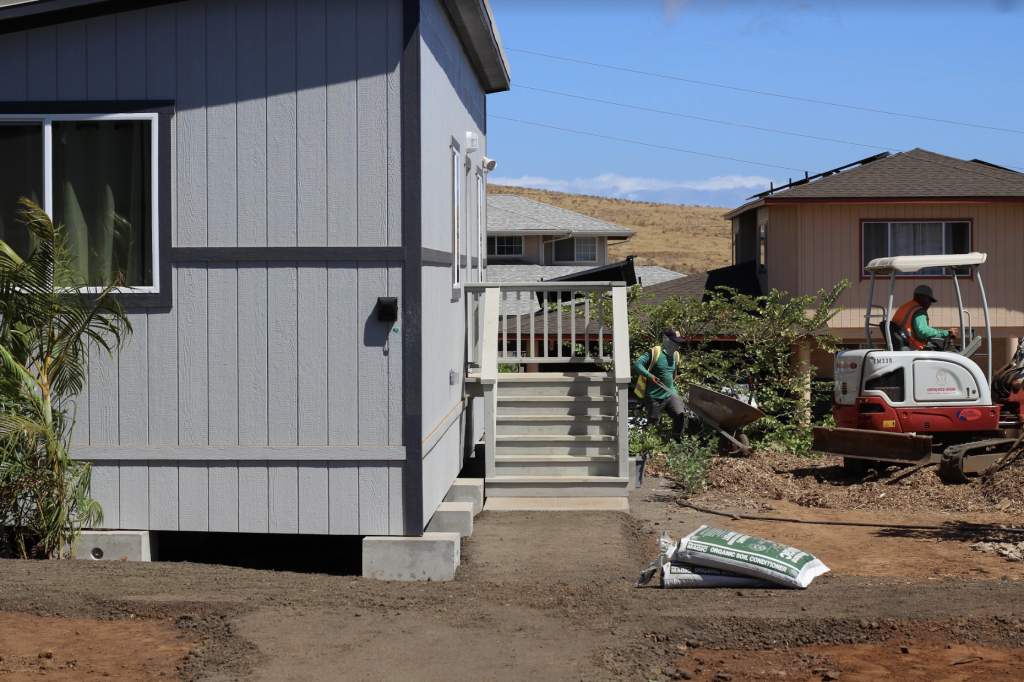 La‘ikū construction is well underway.